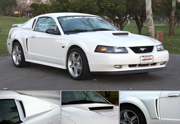 Order Now Ford Mustang Xenon Quarter Window Scoop - Urethane - Left & Right - 12710