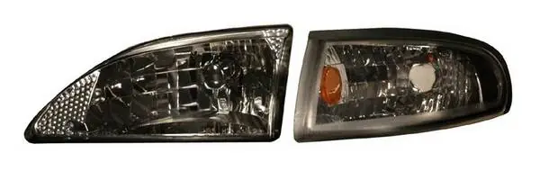 Ford Mustang Anzo Headlights - Crystal & Clear with Amber Reflectors - 121262 Save Now