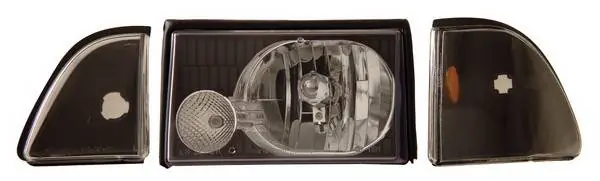 Ford Mustang Anzo Headlights - Crystal with Corner & Inner Corners Black - 121192 Deal