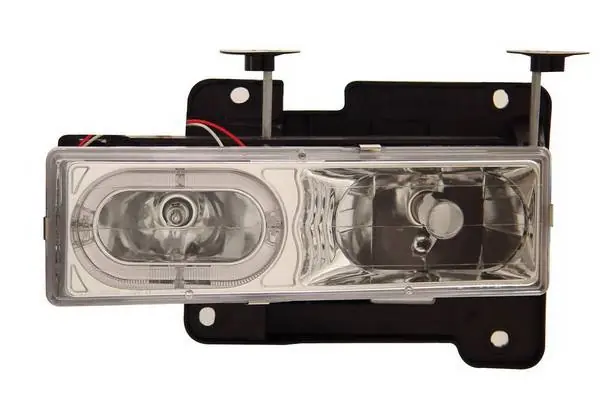 GMC Jimmy Anzo Headlights - Crystal with Halo Carbon Fiber - 111006 Top Rated