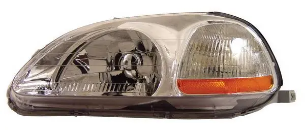 Order Now Honda Civic Anzo Headlights - Crystal & Chrome - 121161