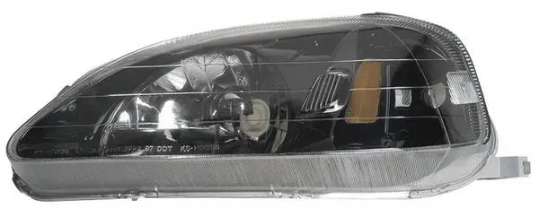 Honda Civic Anzo Headlights - Gun-Metal & Crystal Clear - 121234 Direct From Manufacturer