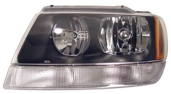 Best Seller Jeep Grand Cherokee Anzo Headlights - Crystal & Chrome - 111042