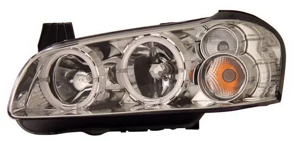Mega Sale Nissan Maxima Anzo Headlights - Chrome & Clear with Halos - 121202