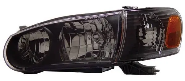Toyota Corolla Anzo Headlights - Black with Amber Reflectors - 121182 Last Chance