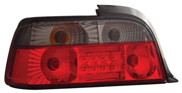 BMW 3 Series 2DR Anzo LED Taillights - Red & Smoke - 321124 Budget