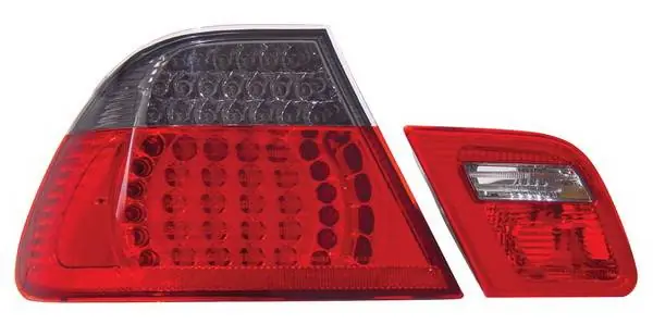 Must Have BMW 3 Series 2DR Anzo LED Taillights - Red & Smoke - 4PC - 321127