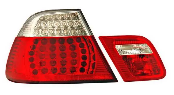 BMW 3 Series Anzo LED Taillights - Red & Clear - 4PC - 321185 Must Have