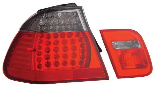 Limited Offer BMW 3 Series Anzo LED Taillights - Red & Smoke - 321123