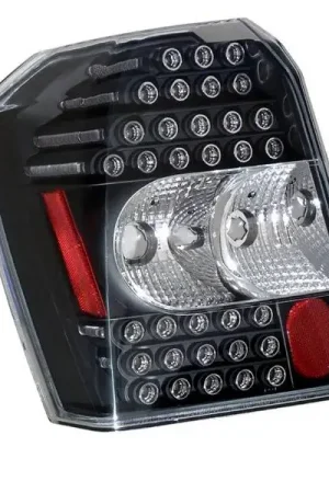 Latest Dodge Caliber Anzo LED Taillights - Black - 321136