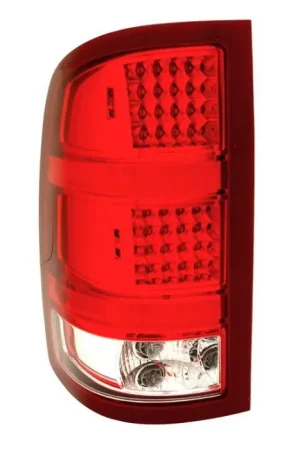 GMC Sierra Anzo LED Taillights - Red & Clear - 311089 Popular