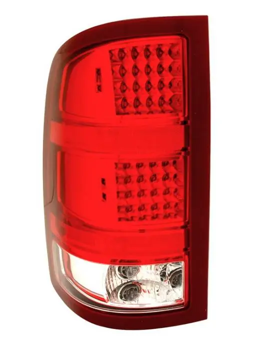 GMC Sierra Anzo LED Taillights - Red & Clear - 311089 Popular
