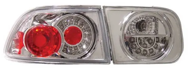 Popular Honda Civic 2DR & 4DR Anzo LED Taillights - Chrome - 321069