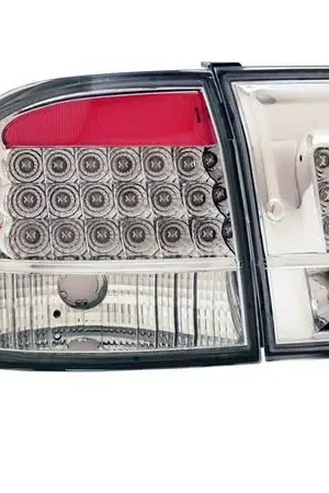 Honda Civic 4DR Anzo LED Taillights - All Chrome - 4PC - 321156 Worldwide Shipping