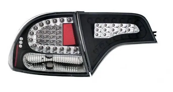Honda Civic 4DR Anzo LED Taillights - Black - 4PC - 321152 In Demand