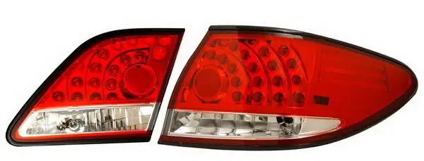 Shop Now Lexus ES Anzo LED Taillights - Red & Clear - 4PC - 321137