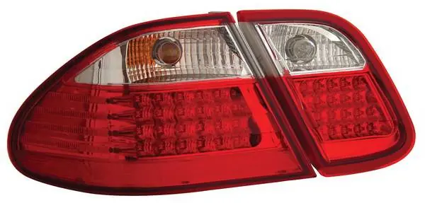 Latest Mercedes-Benz CLK Anzo LED Taillights - Crystal Lens - Red & Clear - 321104