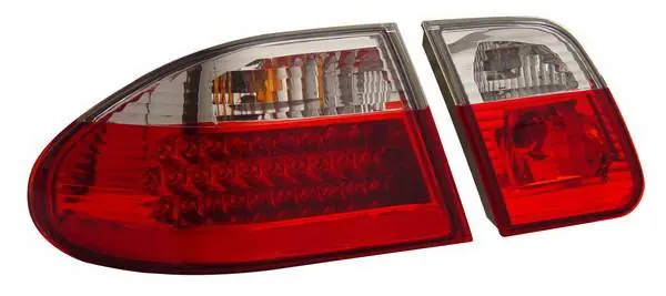 Today Only Mercedes-Benz E Class Anzo LED Taillights - Red & Clear - 321052