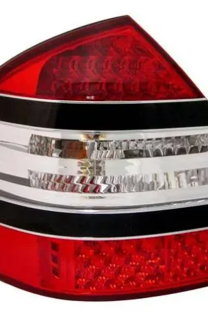 Mercedes-Benz E Class Anzo LED Taillights - Red & Clear - Black Center - 321142 Secure Checkout