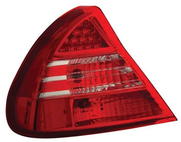 Wholesale Mitsubishi Mirage Anzo LED Taillights - Red & Clear - 321059