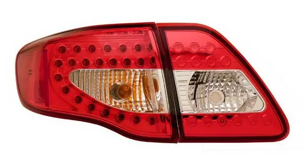 Don’t Miss Out Toyota Corolla Anzo LED Taillights - Red & Clear - 4PC - 321171