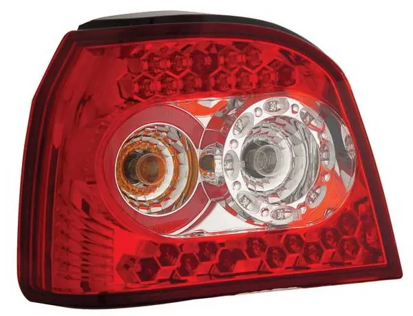 Volkswagen Golf Anzo LED Taillights - Red & Clear - 321078 Popular