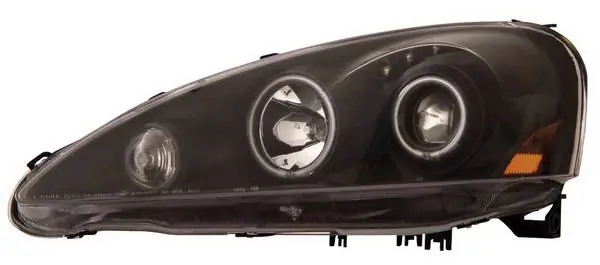 Acura RSX Anzo Projector Headlights - with Halo Black & Clear - 121197 Holiday Sale