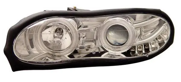 Chevrolet Camaro Anzo Projector Headlights - with Halo - Chrome & Clear with Amber Reflectors - 121159 One Day Deal
