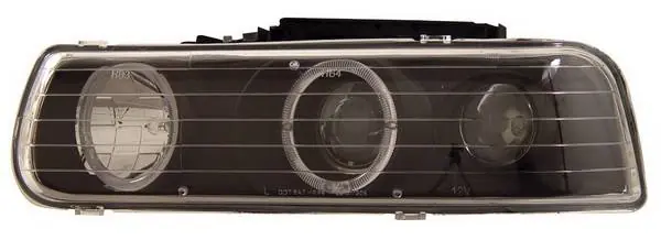 Express Delivery Chevrolet Silverado Anzo Projector Headlights - with Halo Black - 111012