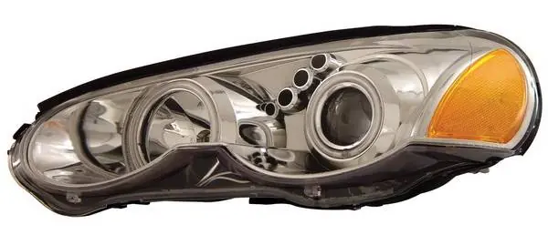 Chrysler Sebring 2DR Anzo Projector Headlights - with Halo Chrome & Clear - 121194 Direct From Factory