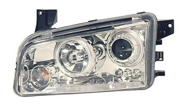 Weekend Sale Dodge Charger Anzo Projector Headlights - Halo Chrome & Clear - CCFL - 121217