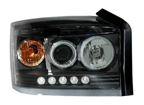 Dodge Dakota Anzo Projector Headlights - Black & Clear with Halos - 111124 Get Yours
