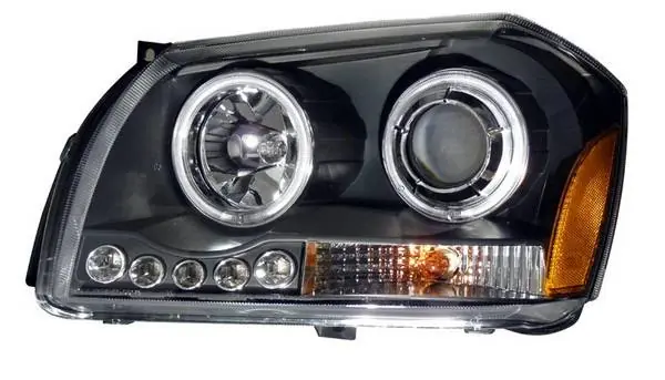 Crafted Dodge Magnum Anzo Projector Headlights - Black - 121220