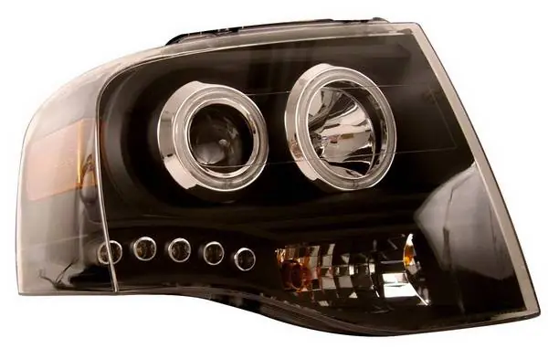 Ford Expedition Anzo Projector Headlights - Black & Clear with Amber - 111113 Best Price