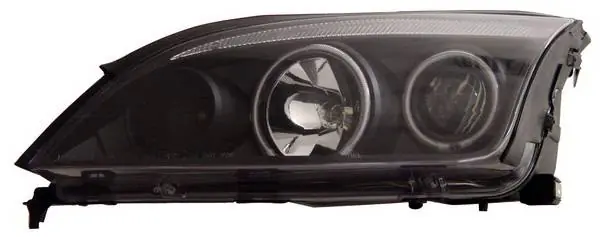 Modern Ford Focus Anzo Projector Headlights - Black & Clear with Halos - 121198