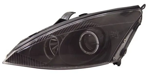 Low Price Ford Focus Anzo Projector Headlights - with Halo Black - 121044