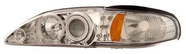 Bargain Ford Mustang Anzo Projector Headlights - Chrome Clear with CCFL Halos - 1PC - 121203