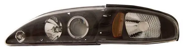 Low Price Ford Mustang Anzo Projector Headlights - with LED Halo - Black - 1PC - 121038