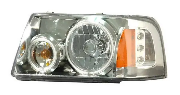 Ford Ranger Anzo Projector Headlights - Halo Chrome Clear Amber - CCFL - 1PC - 111151 Cheap
