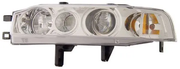 Honda Accord Anzo Projector Headlights - with Halo Chrome - 1PC - 121049 Best Seller
