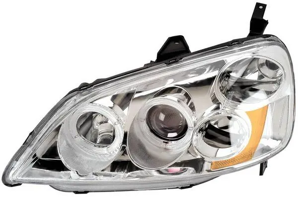 Honda Civic 2DR & 4DR Anzo Projector Headlights - with Halo Chrome - 121056 Direct From Factory