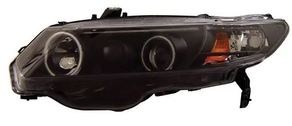 Honda Civic 2DR Anzo Projector Headlights - with Halo Black - 121062 Free Delivery