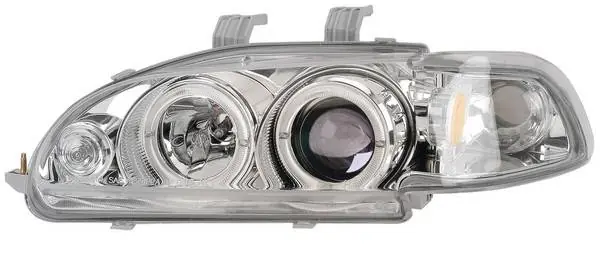 Honda Civic 2DR Anzo Projector Headlights - with Halo Chrome - 1PC - 121065 Brand New