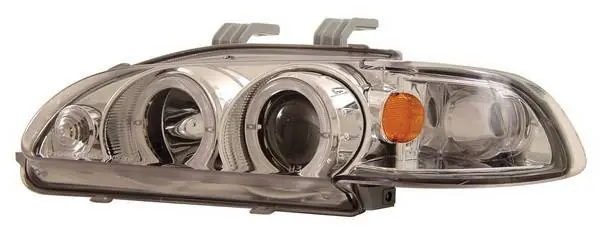 Honda Civic 4DR Anzo Projector Headlights - with Halo Chrome - 1PC - 121066 Fast Shipping