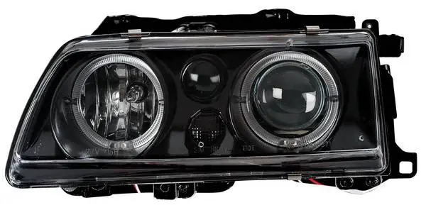 Honda CRX Anzo Projector Headlights - with Halo Black - 121073 Free Returns