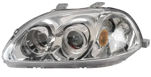 Secure Checkout Honda Civic Anzo Projector Headlights - with Halo Chrome - 121069