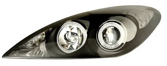 Markdown Lexus ES Anzo Projector Headlights - Black & Clear with Halos - 121232