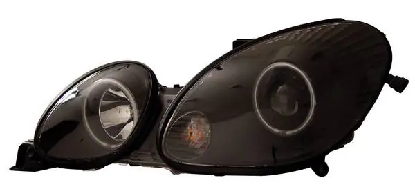 Lexus GS Anzo Projector Headlights - with Halo - Black & Clear with Amber Reflectors - 121144 Luxury