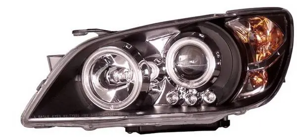 Lexus IS Anzo Projector Headlights - Black & Clear with Halos - 121199 Price Cut