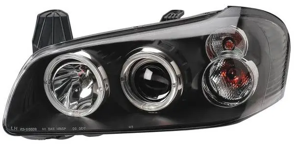 Budget Nissan Maxima Anzo Projector Headlights - with Halo Black - 121111